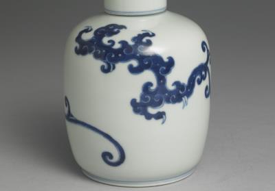 图片[3]-Tea caddy with kui-dragon pattern in underglaze blue, Qing dynasty, Yongzheng reign (1723-1735)-China Archive